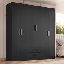 Guarda Roupa Kioto 6 Portas 2 Gavetas