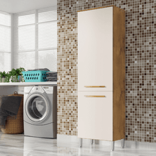 Armario de Lavanderia Rebeca 2 Portas  1,96m  Pés Reguláveis