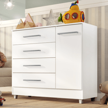 Comoda Infantil Laura 4 Gavs 1 Porta