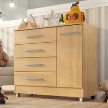 Comoda Infantil Laura 4 Gavs 1 Porta