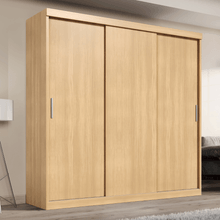 Guarda Roupa Casal Paris 3 Portas Correr 2 gavetas