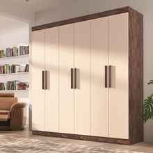 Guarda Roupa Casal Lisboa 6 Portas 2 Gavetas