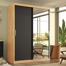 Guarda Roupa Solteiro Roma 2 Portas Corre 2gav C/ Esp