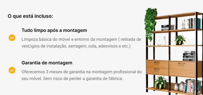 móvel montado